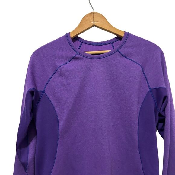 Patagonia Capilene 3 Midweight Crew Neck Long Sleeve Tee Shirt M Purple - Picture 2 of 10